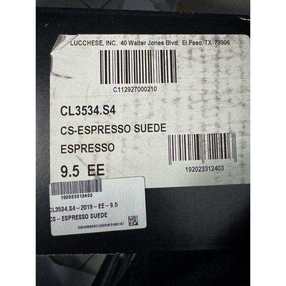 Lucchese x Chris Stapleton western cowboy Boot Brown Suede size 9.5 EE New box - Picture 11 of 12